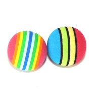 2018 Hot sale Finger press Eva foam rainbow stress ball for sales promotion